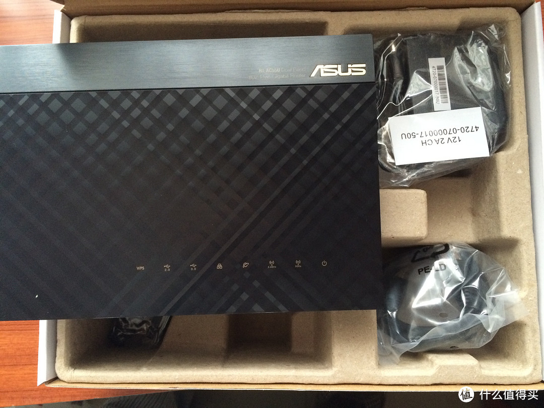 再不丢包！ASUS 华硕 RT-AC55U 1200M AC双频 智能无线路由器