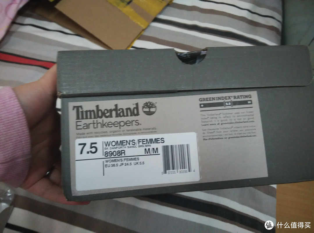 Timberland 添柏岚 Earthkeepers Danforth Cork  wedge 女士坡跟凉鞋