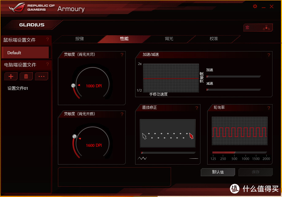 ASUS 华硕 ROG Gladius 大G鼠标开箱及深度使用报告+G9x蝰蛇一众主观横向对比