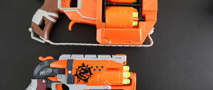 入新坑 — 孩之宝 nerf发射器 篇四:僵尸牛 双轮牛