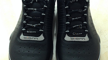 Ecco 爱步 Biom c1.1黑色牦牛皮运动鞋