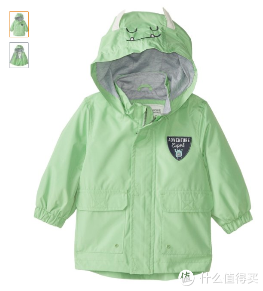 Carter's 卡特 Baby-Boys Infant Monster Raincoat 男婴小怪物雨衣