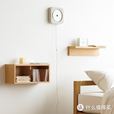 Muji 无印良品日本官网购入挂壁cd机 迷你组合音响 什么值得买