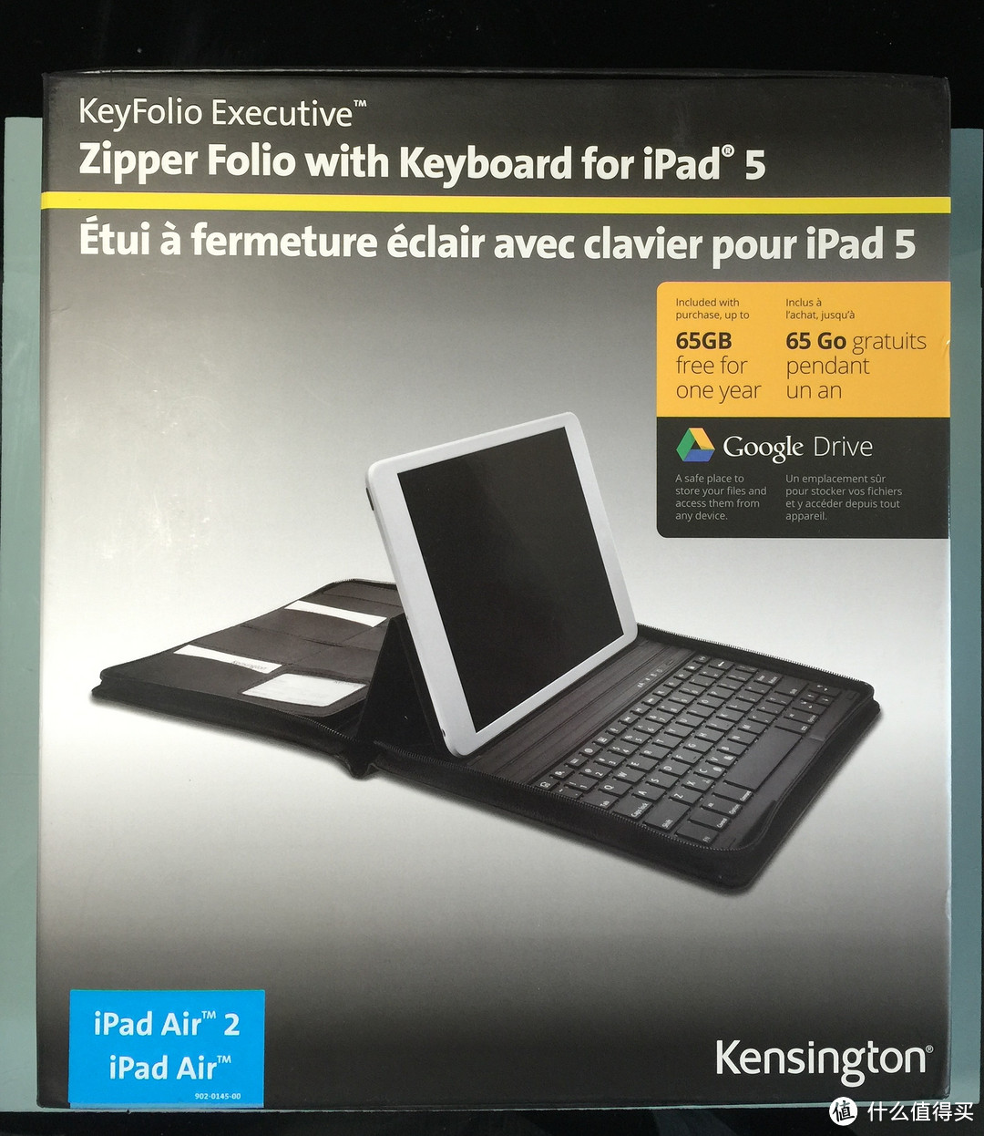 看上去不错的Kensington 肯辛通 KeyFolio K97009US iPad Air 保护收纳包