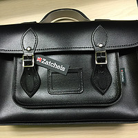 一次跨年海淘：Zatchels Black Leather Satchels 14.5黑色 剑桥包