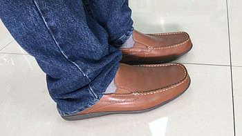 ROCKPORT 乐步 Bennett Lane 2 Venetian 男款真皮休闲鞋