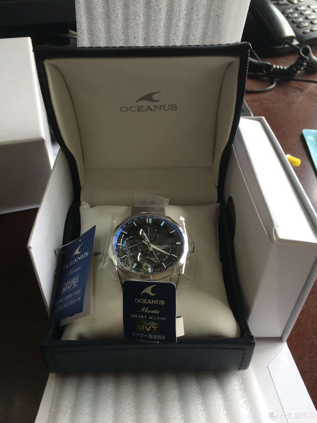 CASIO 卡西欧 OCEANUS MANTA 海神 OCW-S3000-1AJF 男士腕表