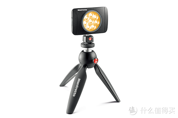 机顶的小型持续光源：Manfrotto 曼富图 推出 Lumie 系列 LED 补光灯