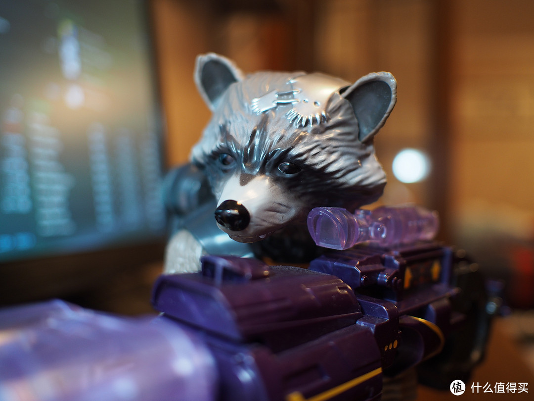 为干脆面代言！Marvel 银河护卫队 Rocket Raccoon 火箭浣熊玩具