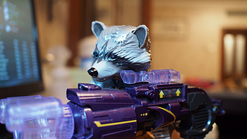 为干脆面代言！Marvel 银河护卫队 Rocket Raccoon 火箭浣熊玩具