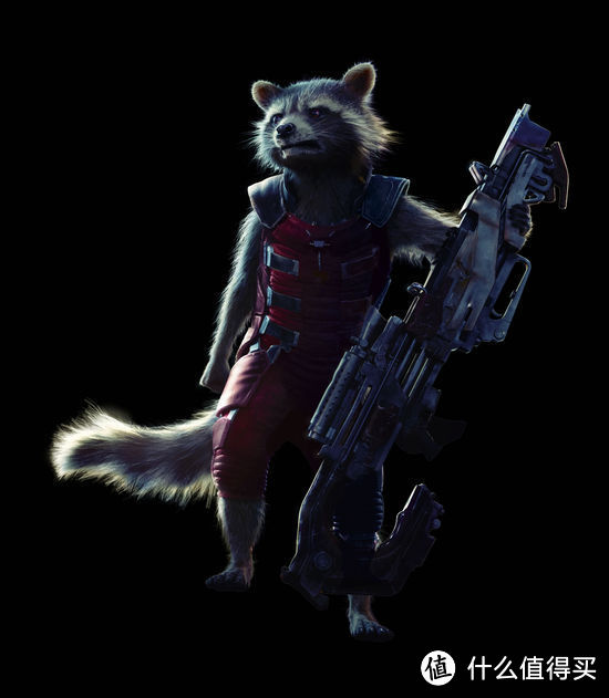 为干脆面代言！Marvel 银河护卫队 Rocket Raccoon 火箭浣熊玩具