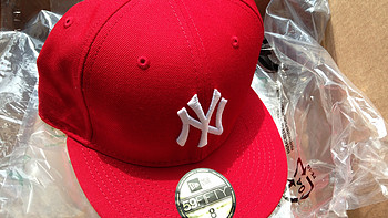 女汉子的美亚败家记 篇六：大头的小红帽MLB New York Yankees Scarlet with White 59FIFTY Fitted Cap