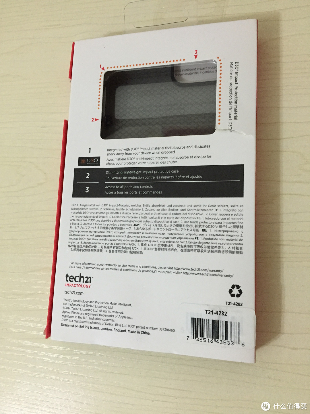 性价比还是要有的：eBay入手V版iPhone6 Plus+Tech21 Classic Check保护壳