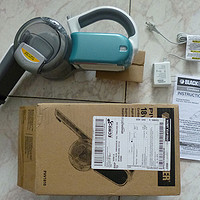 亚马逊直邮 Black & Decker 百得 PHV1810 18V手持无绳吸尘器 +PVA02 地板接管组 + 220V国内电源