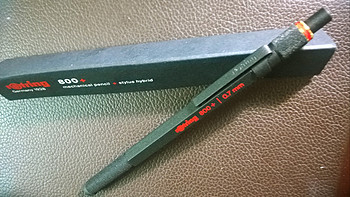 其实它就是一只自动铅笔：美亚入手 Rotring 800+