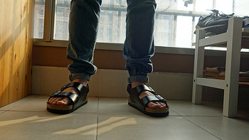 夏天の滋味：Birkenstock 勃肯男士 Milano SFB 凉鞋