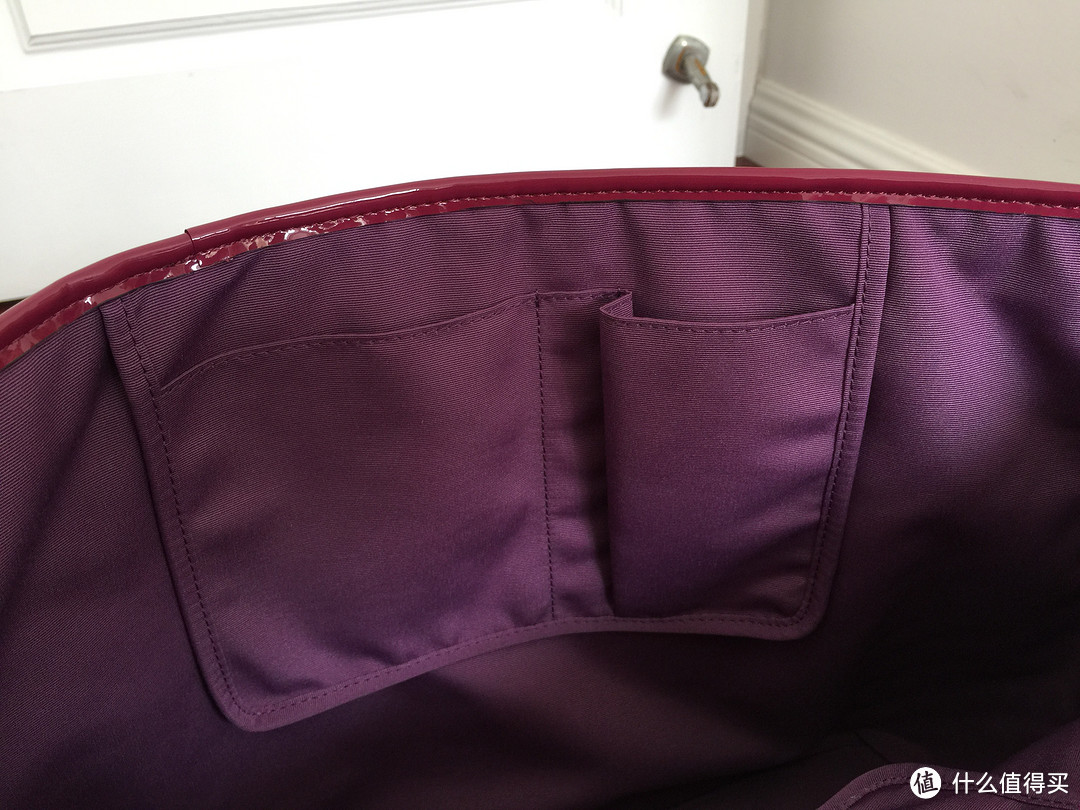 COACH 蔻驰 F32905 真皮紫红色菱格链条手提单肩女包