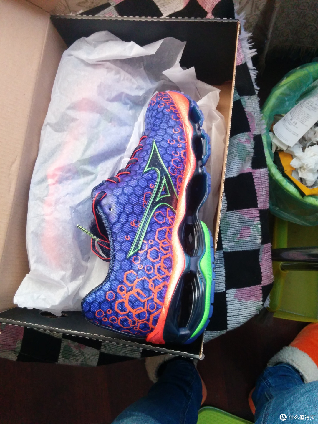 中亚入手Mizuno 美津浓 WAVE PROPHECY 3 预言3 跑鞋