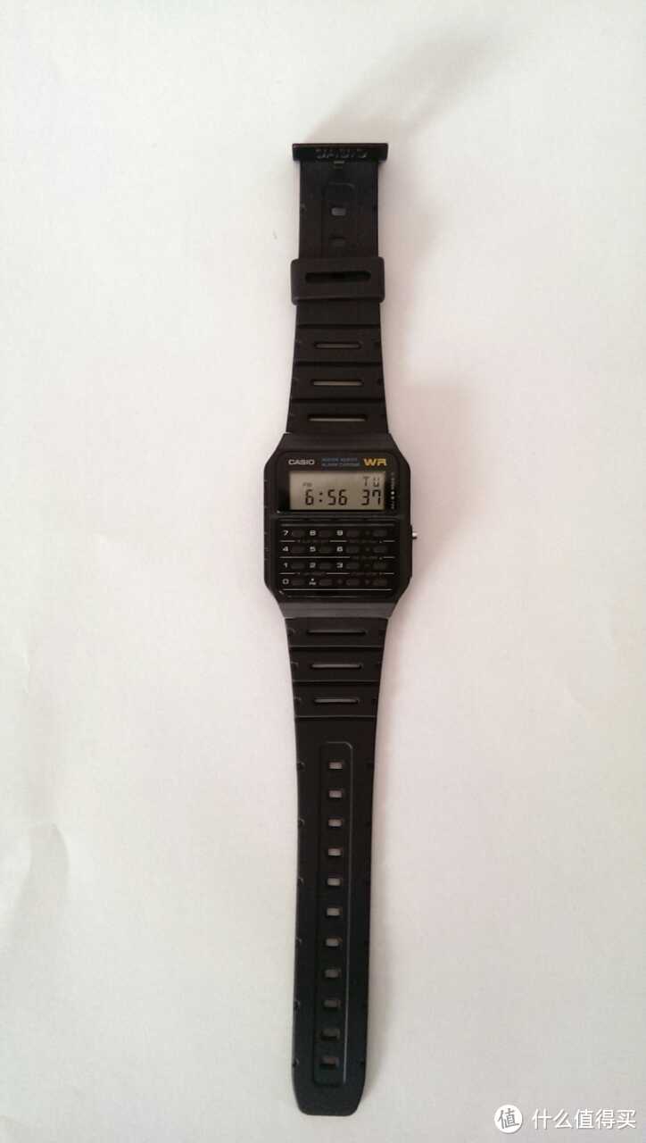 绝命毒师老白同款：CASIO 卡西欧 CA-53W-1CR 计算器手表