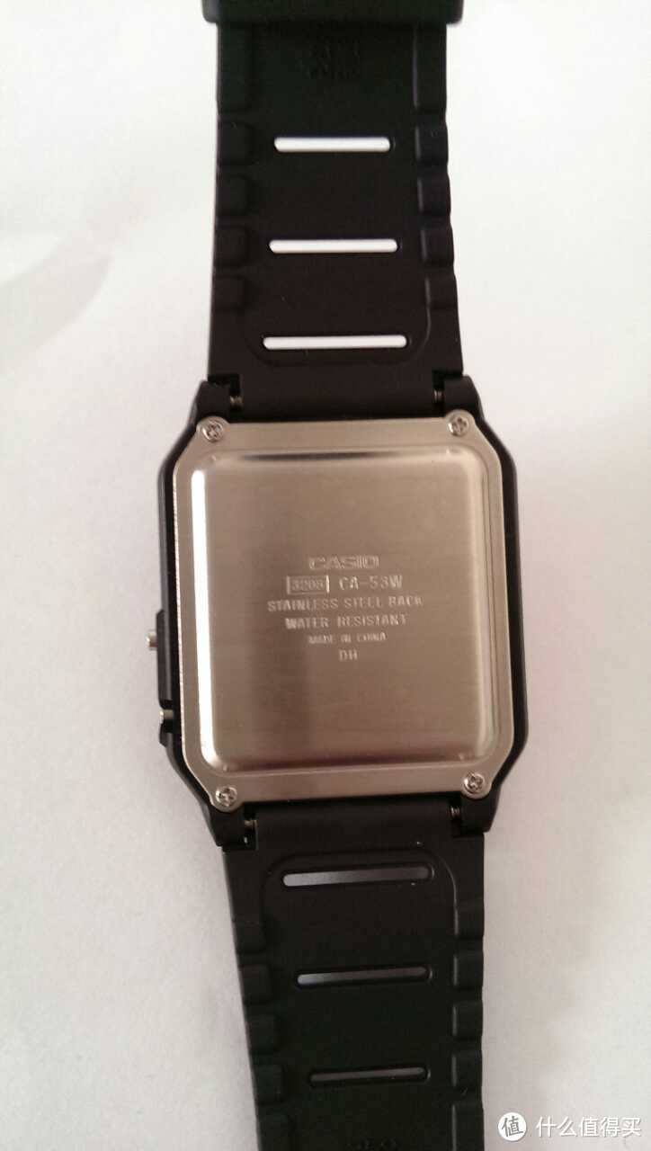 绝命毒师老白同款：CASIO 卡西欧 CA-53W-1CR 计算器手表