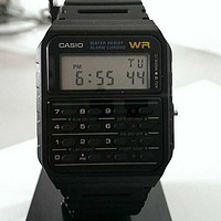 绝命毒师老白同款：CASIO 卡西欧 CA-53W-1CR 计算器手表