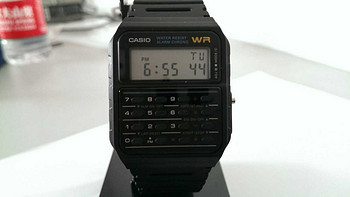 绝命毒师老白同款：CASIO 卡西欧 CA-53W-1CR 计算器手表