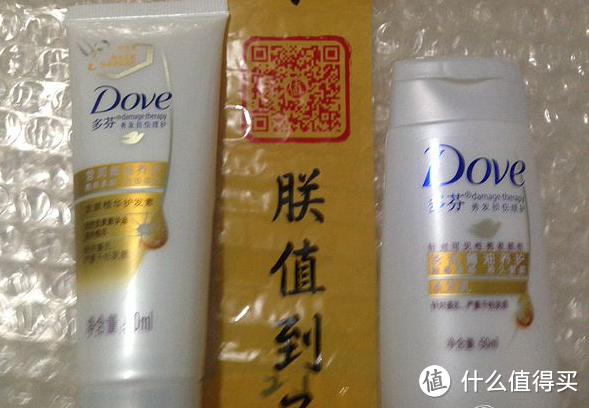 Dove 多芬养护洗发乳50ml+护发素50ml的评测报告