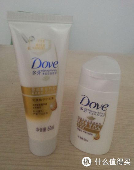 Dove 多芬养护洗发乳50ml+护发素50ml的评测报告