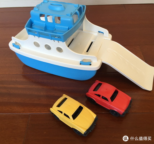 美亚直邮的 Green Toys 环保玩具：双车渡船