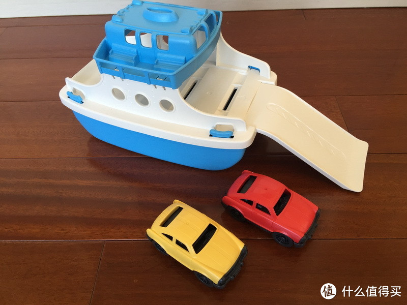 美亚直邮的 Green Toys 环保玩具：双车渡船
