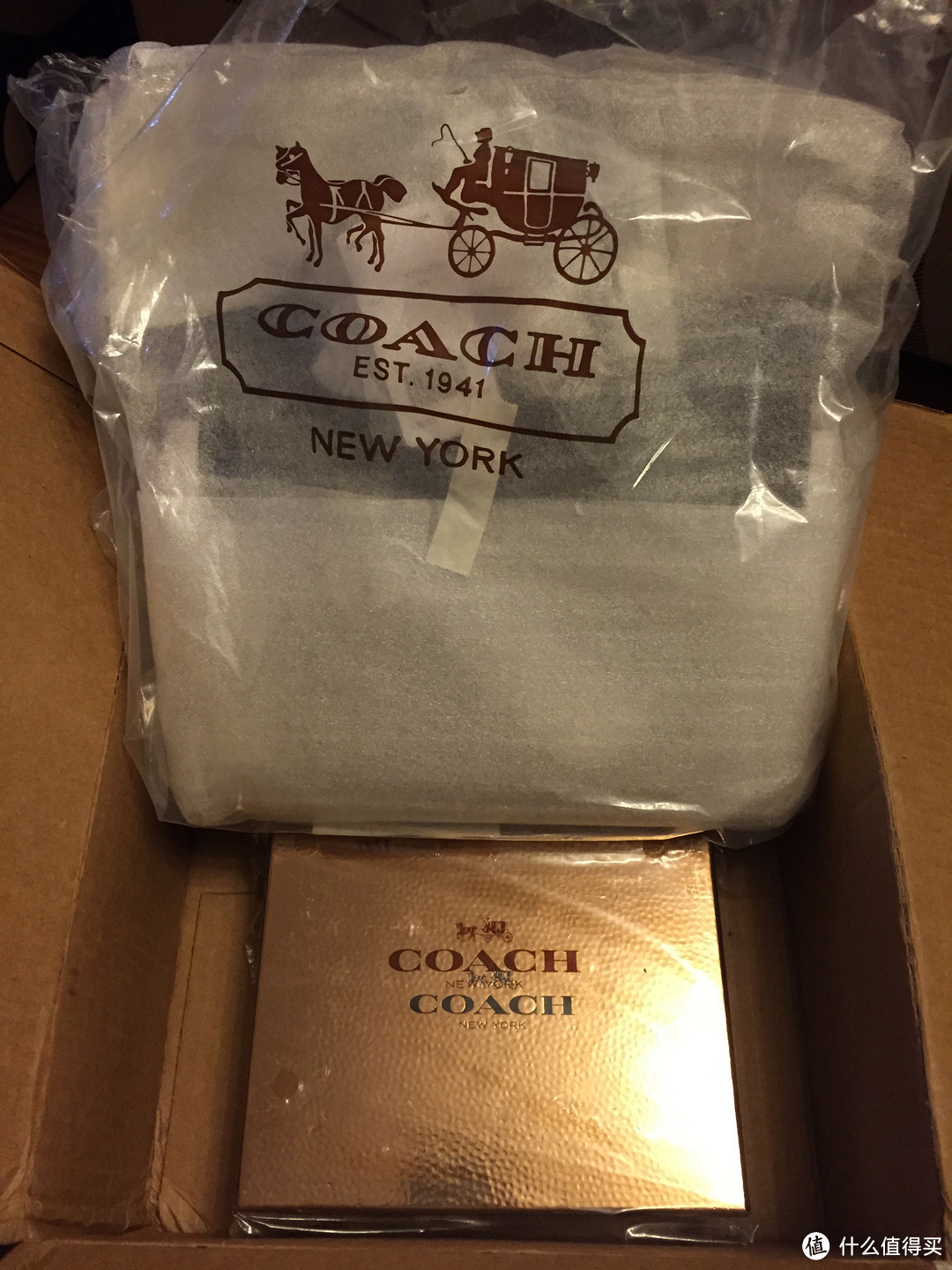 COACH 蔻驰 Bleecker Leather Mini Pocket Carryall 单肩包 & Box Program Txt 腕包