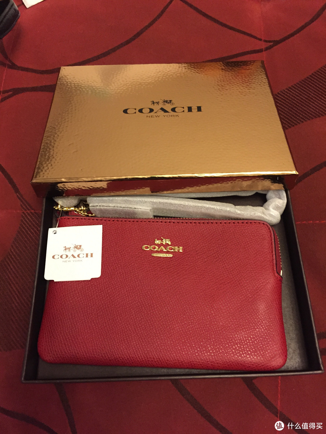 COACH 蔻驰 Bleecker Leather Mini Pocket Carryall 单肩包 & Box Program Txt 腕包