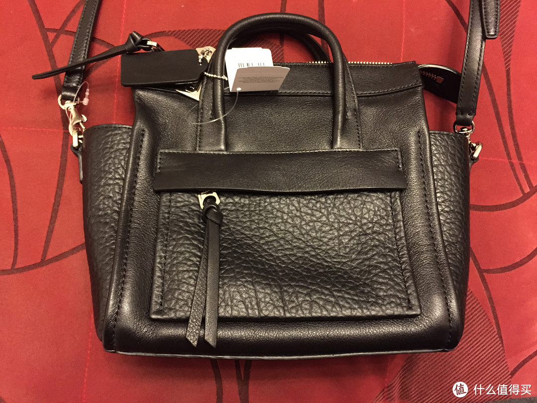 COACH 蔻驰 Bleecker Leather Mini Pocket Carryall 单肩包 & Box Program Txt 腕包