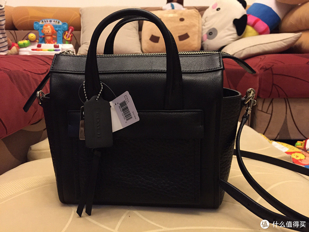 COACH 蔻驰 Bleecker Leather Mini Pocket Carryall 单肩包 & Box Program Txt 腕包