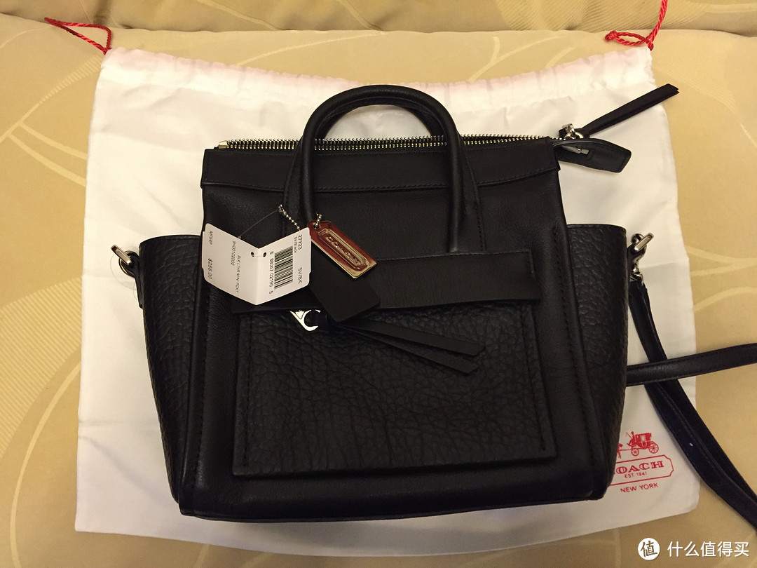 COACH 蔻驰 Bleecker Leather Mini Pocket Carryall 单肩包 & Box Program Txt 腕包