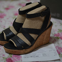 Timberland 添柏岚 Earthkeepers Danforth Cork wedge 女士坡跟凉鞋