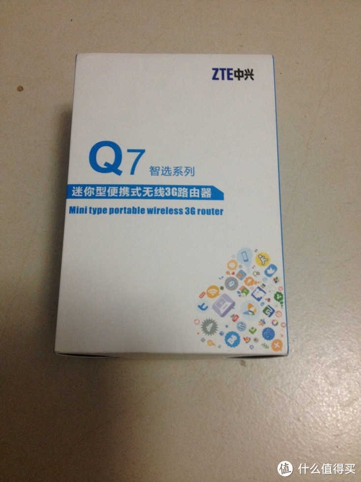 ZTE 中兴 Q7 300M迷你型便携式无线3G路由器