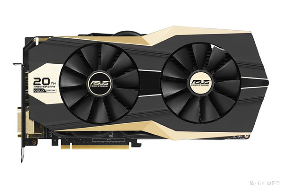 加速频率可达1431MHz:ASUS 华硕 推出 20周年土豪金版 GTX 980 显卡