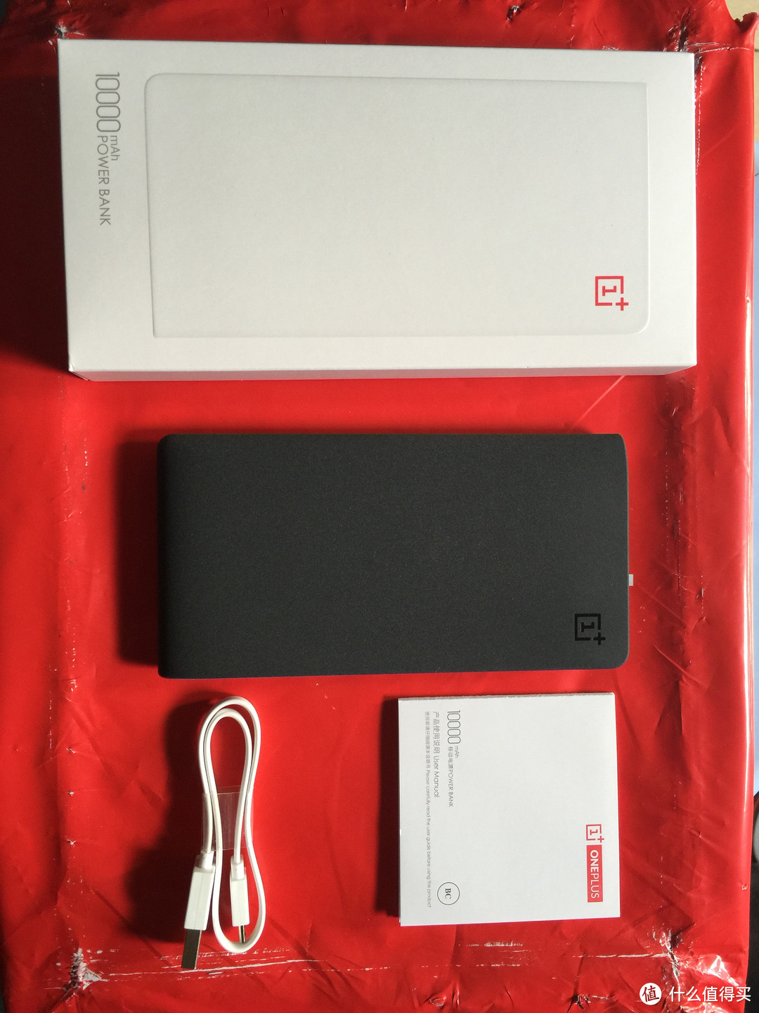 OnePlus 一加 来电 移动电源 砂岩黑 & 一加插头