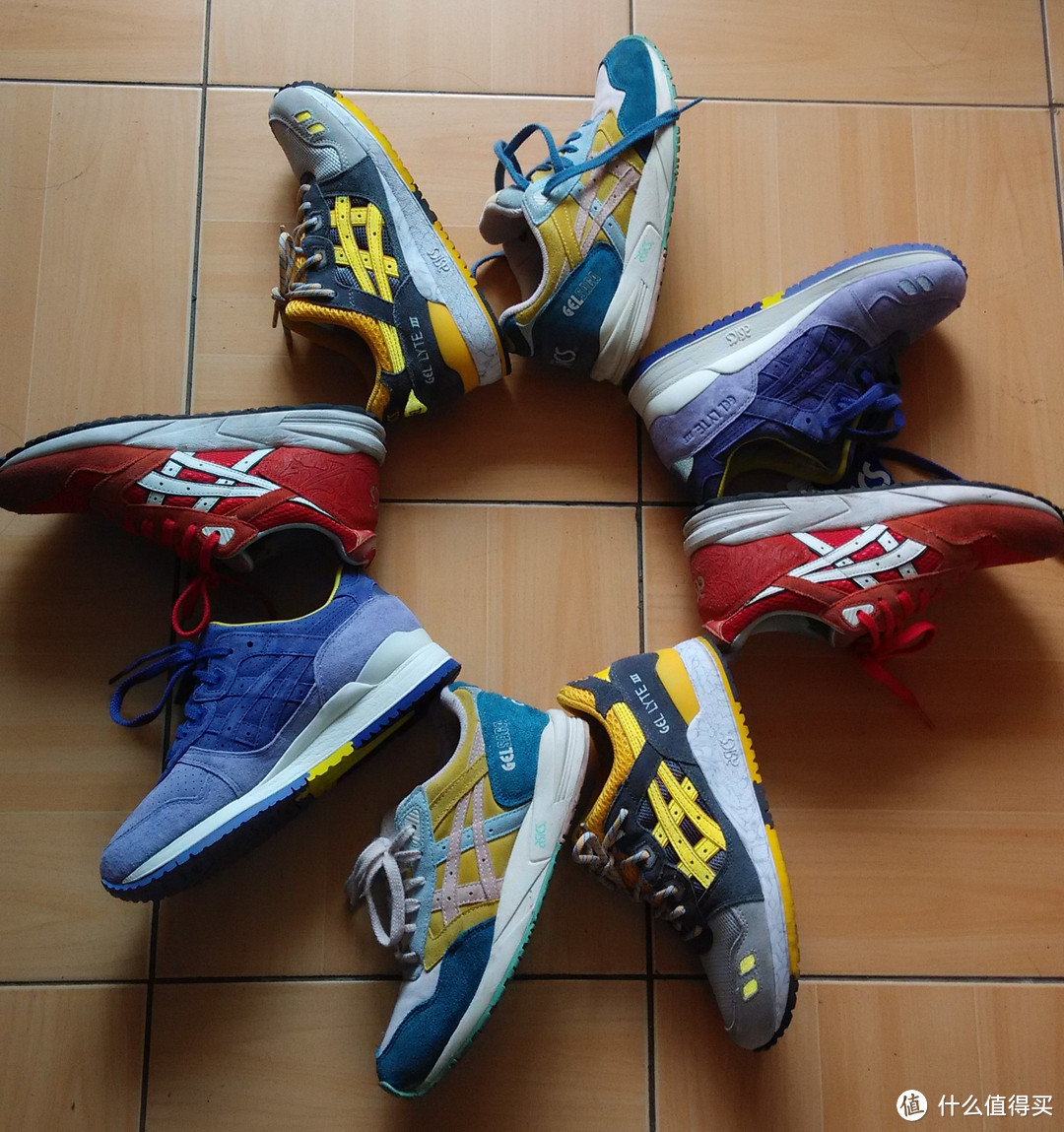 Asics 亚瑟士 Gel lyte III 25th “Iris”跑鞋