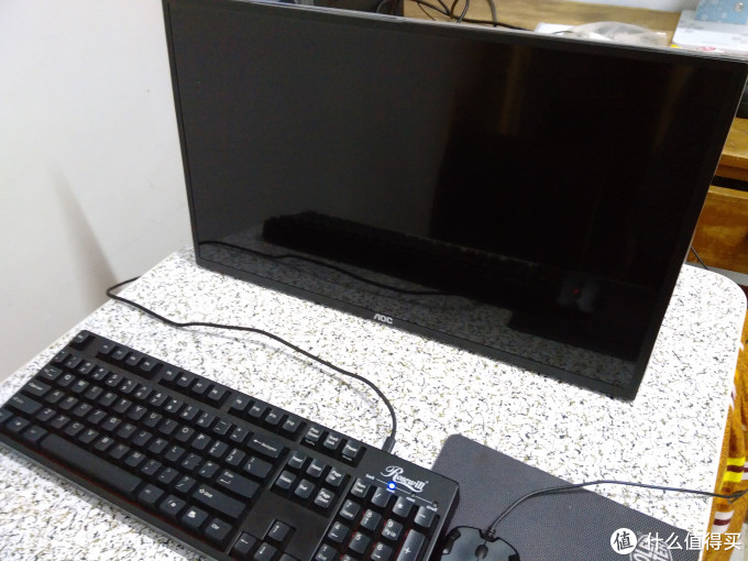 AOC 冠捷 M2461FW 显示器开箱简测
