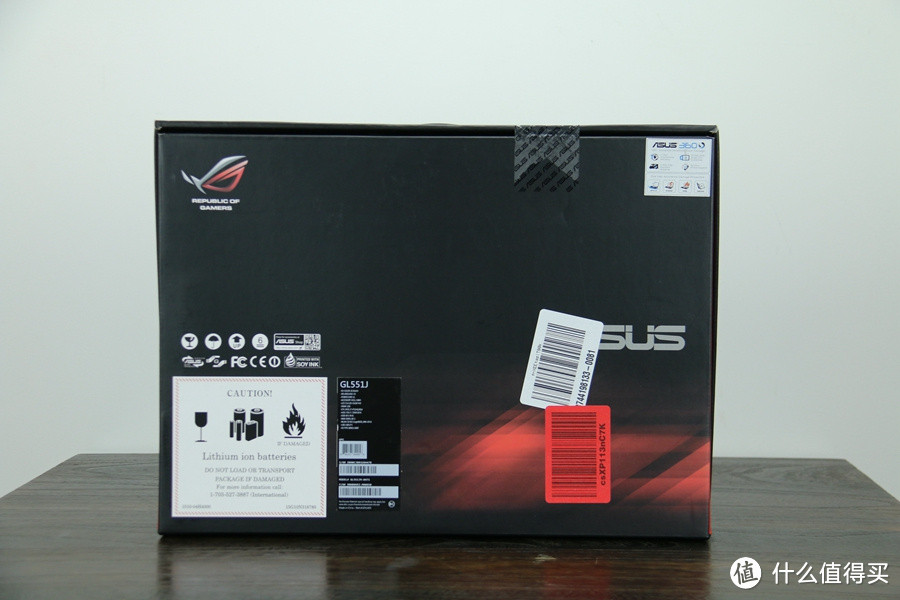 迟来的开箱：ASUS 华硕 ROG 玩家国度 GL551JM-DH71 游戏本