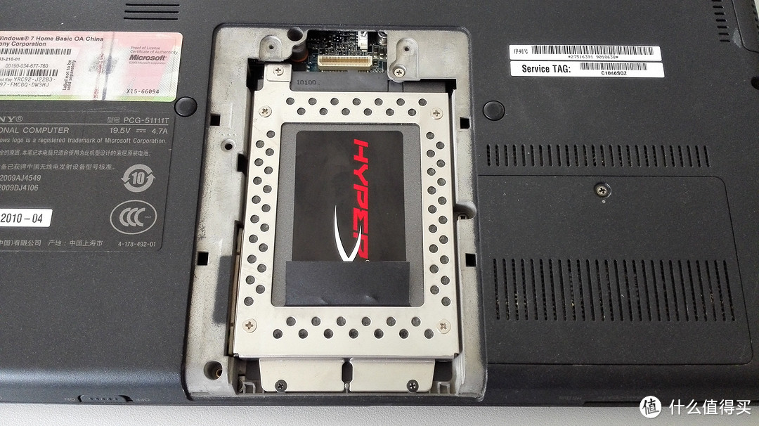 京东入手Kingston 金士顿 HyperX Fury系列 120G SATA3 SSD固态硬盘，五年老本继续飞