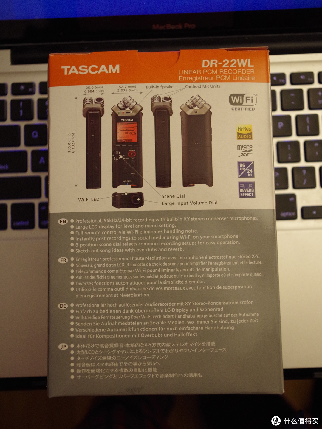 忘了wifi它还是一只欢乐的录音笔：TASCAM 达斯冠 DR-22WL