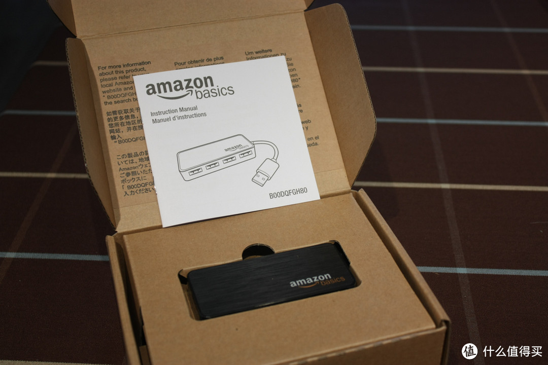 轻便小巧，略有遗憾：AmazonBasics 亚马逊倍思 4口USB 3.0 HUB