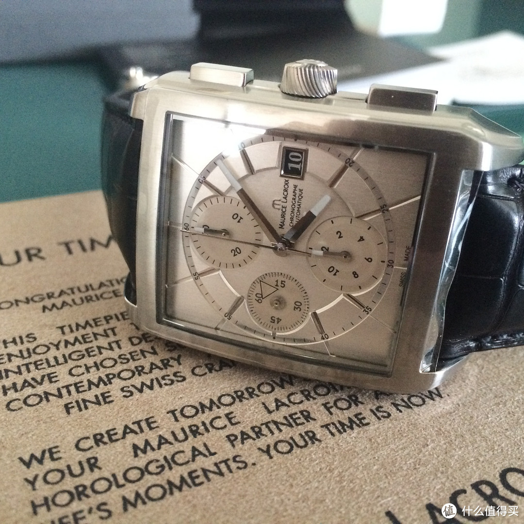 Maurice Lacroix 艾美 Pontos 奔涛系列 PT6197-SS001-130 自动机械计时腕表