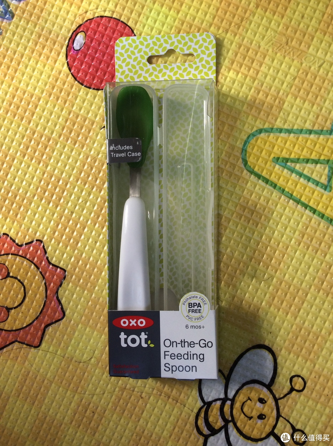 晒个婴儿小物件：OXO Tot On-the-Go Feeding Spoon 便携带盒婴儿硅胶头软勺