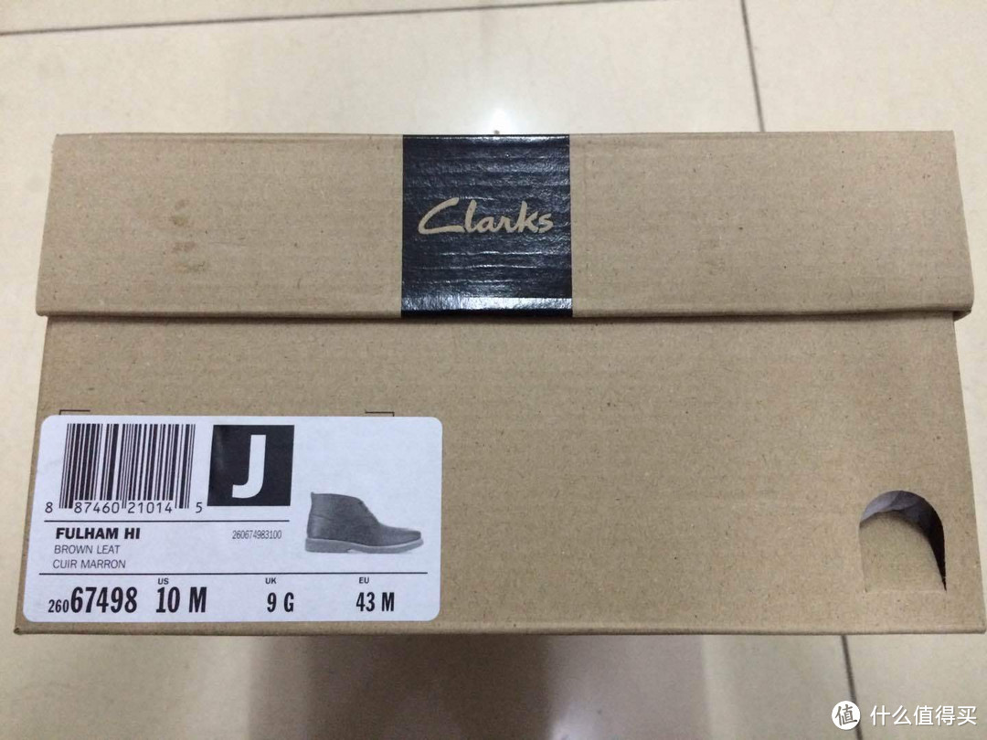 亚马逊海外购直邮中国 Clarks 其乐 Fulham High Boot 超轻男靴