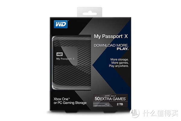 专为游戏玩家设计：WD 西部数据 推出 My Passport X 2TB 移动硬盘