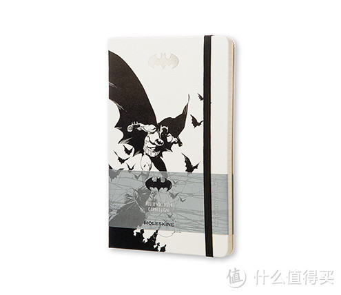 金属点缀附送贴纸：MOLESKINE x 华纳兄弟 Batman蝙蝠侠主题 限量款记事本上市